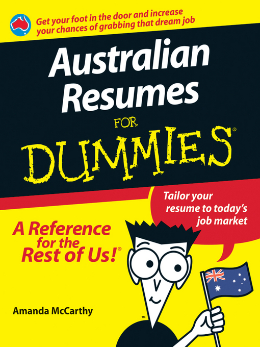 Title details for Australian Resumes For Dummies by Amanda McCarthy - Available